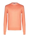 Cruciani Sweaters In Apricot