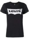 Levi's The Perfect Graphic Tee In Black