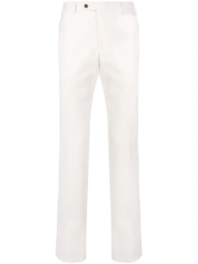 Corneliani Slim-fit Trousers - White