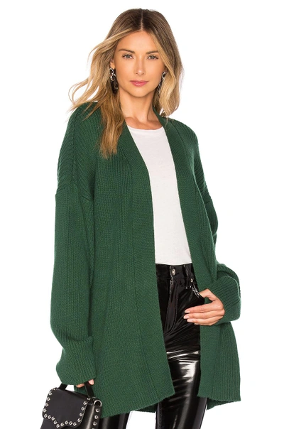 L'academie Hannah Wrap Jumper In Green