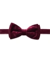 Eton Velvet Bow Tie In Pink Red