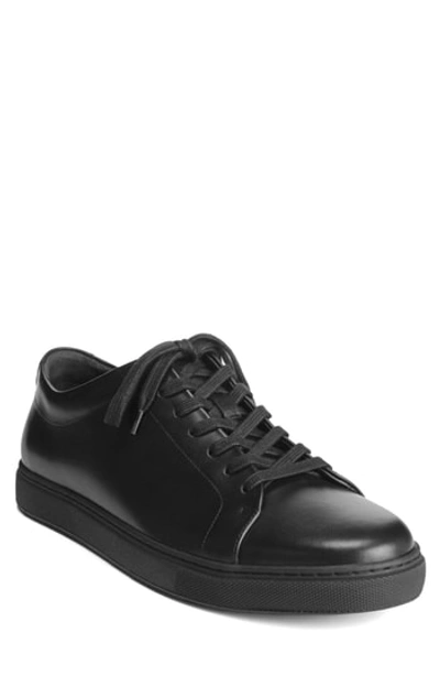Allen Edmonds Canal Court Sneaker In Black Leather