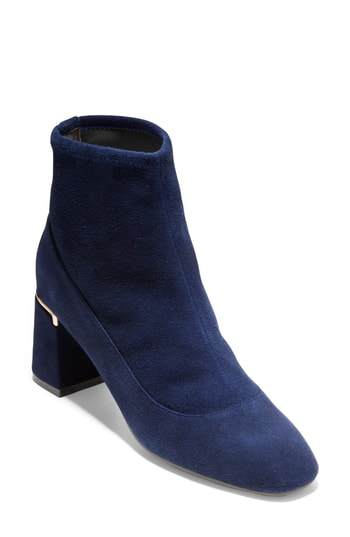 cole haan blue suede boots