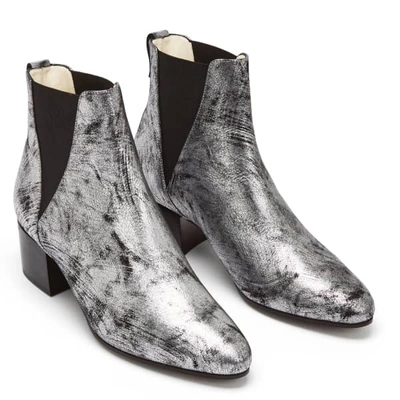Nine To Five Chelsea Boot Brygge Black Lining In Silver