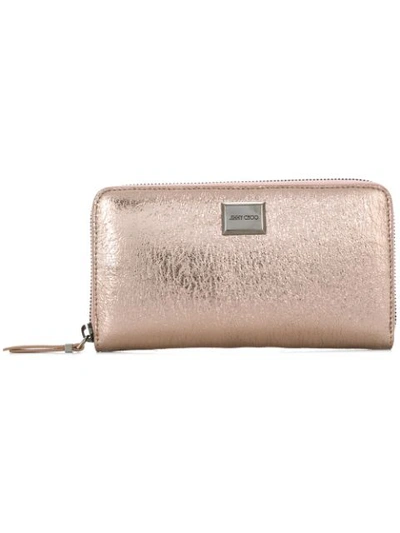 Jimmy Choo 'malou' Clutch - Rosa In Pink