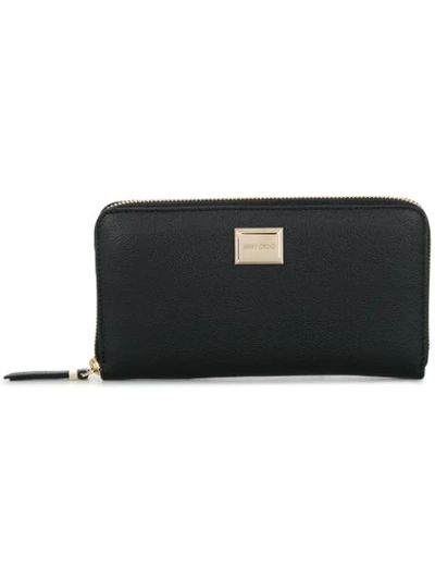 Jimmy Choo 'malou' Portemonnaie - Schwarz In Black