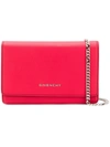 Givenchy Small 'pandora' Clutch Bag - Red