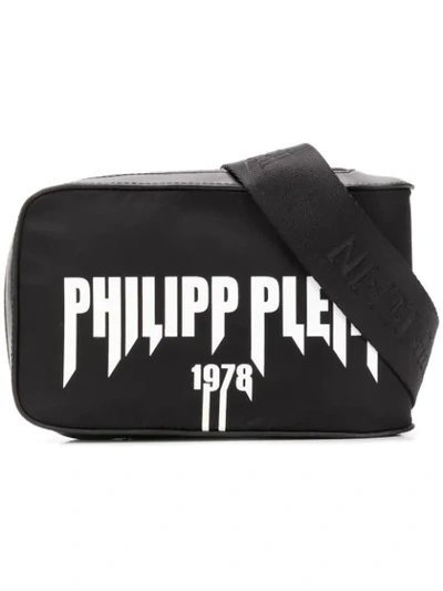 Philipp Plein Front Logo Belt Bag - Black