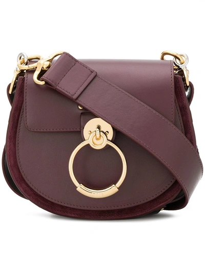 Chloé Tess Shoulder Bag - Red In Purple