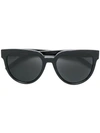 Saint Laurent Cat Eye Frame Sunglasses In Black