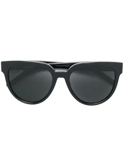 Saint Laurent Cat Eye Frame Sunglasses In Black