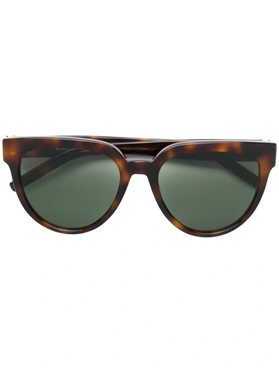 Saint Laurent Eyewear Cat Eye Sunglasses - Brown