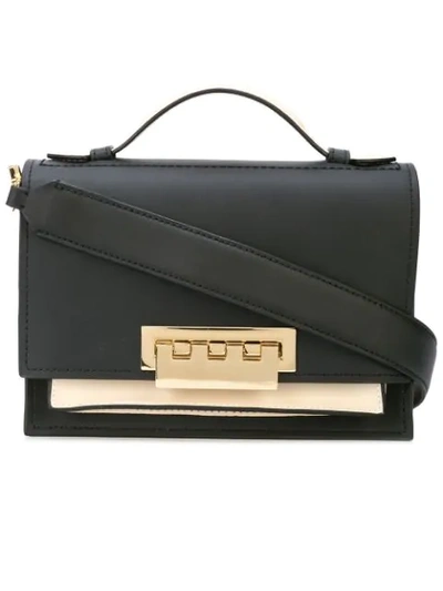 Zac Zac Posen Earthette Accordion Shoulder Bag In Black/gold