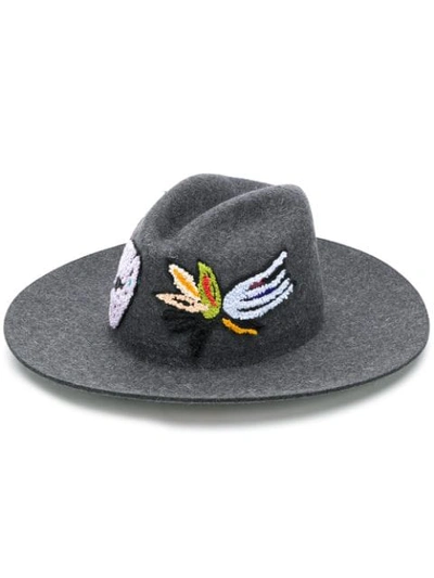 Super Duper Hats Embellished Hat - Grey