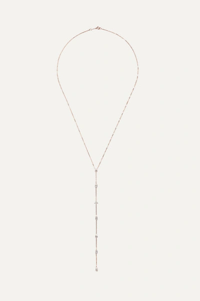 Anita Ko 18-karat Rose Gold Diamond Necklace