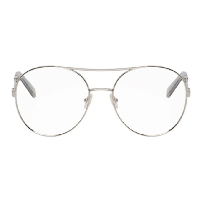 Chloé Chloe Silver Jacky Aviator Glasses