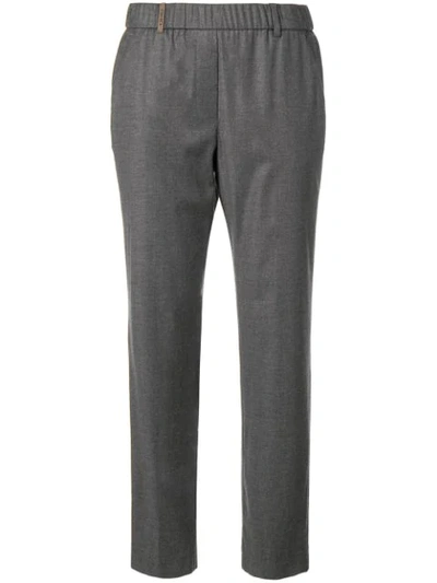 Peserico Tapered Trousers - Grey