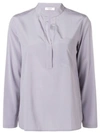 Peserico Open Collar Shirt - Purple