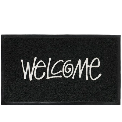 Stussy Pvc Welcome Mat In Black