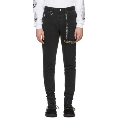 Mastermind Japan Mastermind World Black Selvedge Skinny Jeans