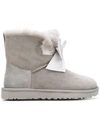 Ugg Bow  Boots In Grey