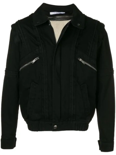 Givenchy Denim Biker Jacket - Black