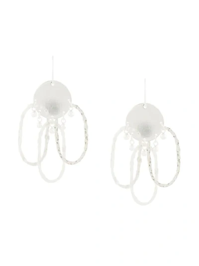 Petite Grand Lagos Earrings In Silver