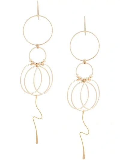 Petite Grand Villa Earrings In Gold