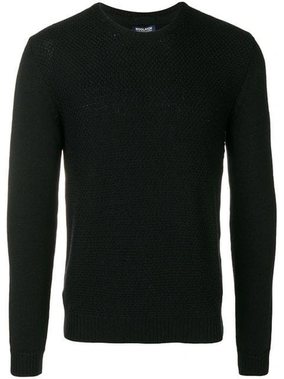 Woolrich Crew Neck Jumper In Black