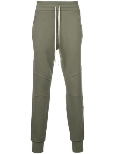 John Elliott Structured Track Pants In Green