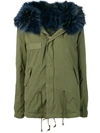 Mr & Mrs Italy Fur Parka - Green