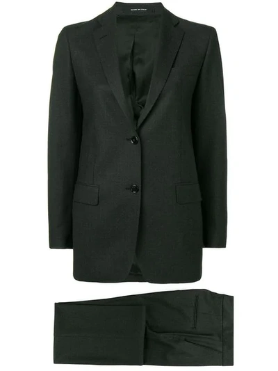 Tagliatore Lisa Single Breasted Suit In Grey