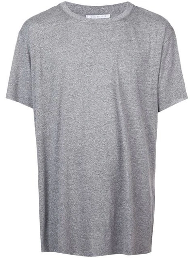 John Elliott Crew Neck T-shirt In Grey