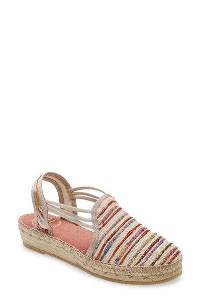 Toni Pons 'noa' Espadrille Sandal In Nude Fabric