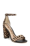 Sam Edelman Yaro Ankle Strap Sandal In Sand Fabric