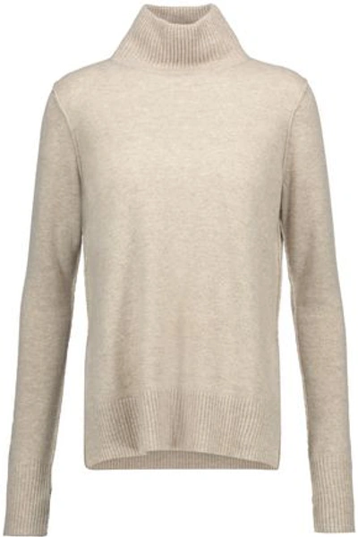 Line Woman Serena Cashmere Turtleneck Sweater Beige