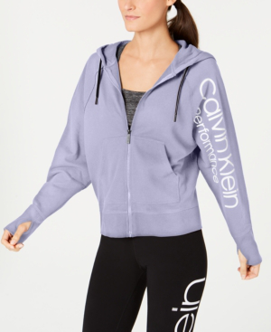 calvin klein women's hoodie zip