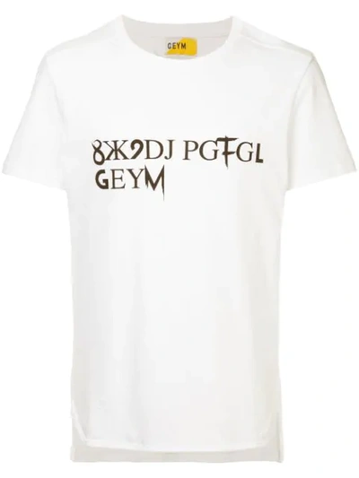 Geym Adresse T-shirt In White