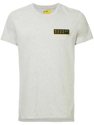 Geym Patch Universal Address T-shirt In Grey