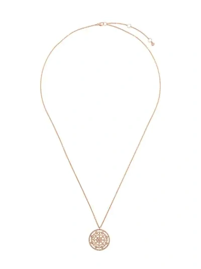 Astley Clarke 14kt Rose Gold Icon Nova Opal Necklace In Metallic