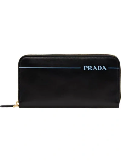 Prada Mirage Wallet - Farfetch In Black