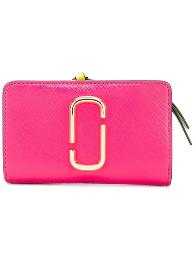 Marc Jacobs Snapshot Compact Wallet In Pink