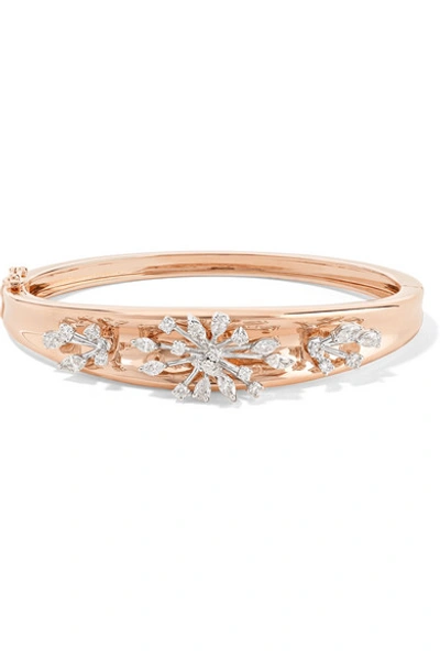 Yeprem 18-karat Rose And White Gold Diamond Bracelet In Rose Gold