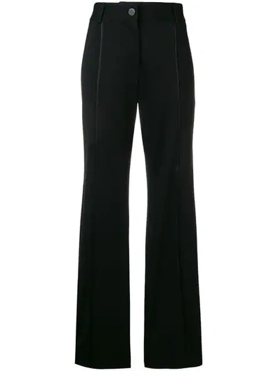 Loewe Piping Jersey Trousers In Black