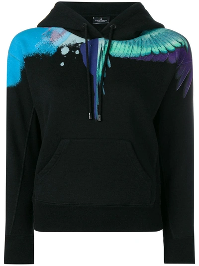 Marcelo Burlon County Of Milan Wings Hooded Sweatshirt - Black