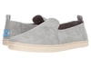 Toms Deconstructed Alpargata, Drizzle Grey Washed Twill