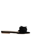 Rebecca Minkoff Sandals In Black