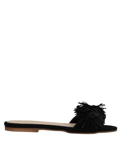 Rebecca Minkoff Sandals In Black