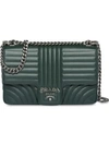 Prada Diagramme Shoulder Bag - Green