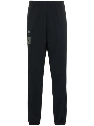 Adidas Originals Navy Blue Calabasas Track Trousers In Black